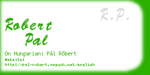 robert pal business card