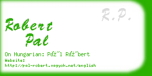 robert pal business card